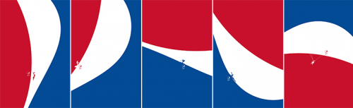 品牌LOGO玩出來了新花樣，百事可樂LOGO賦予新的意義很多品